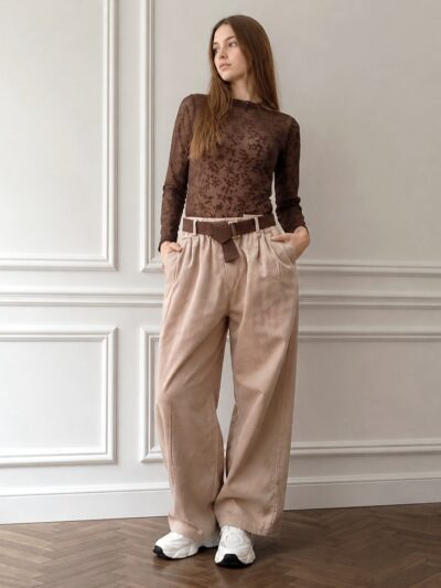 Panta Ovetto | Denim Camel