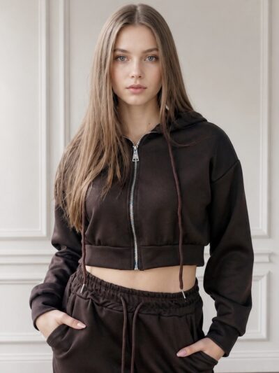 Felpa Crop Must | Moka